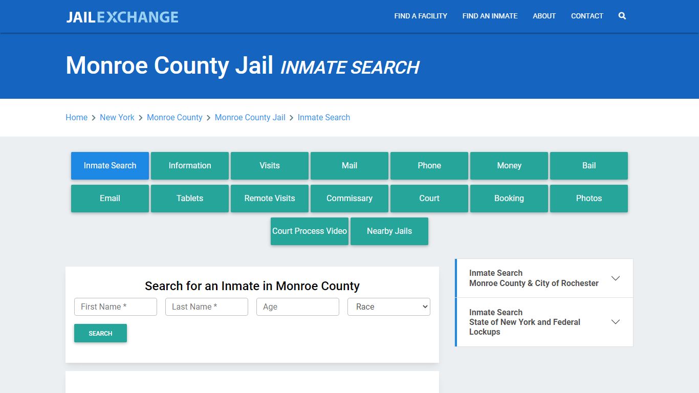 Monroe County Jail, NY Inmate Search: Roster & Mugshots - Jail Exchange